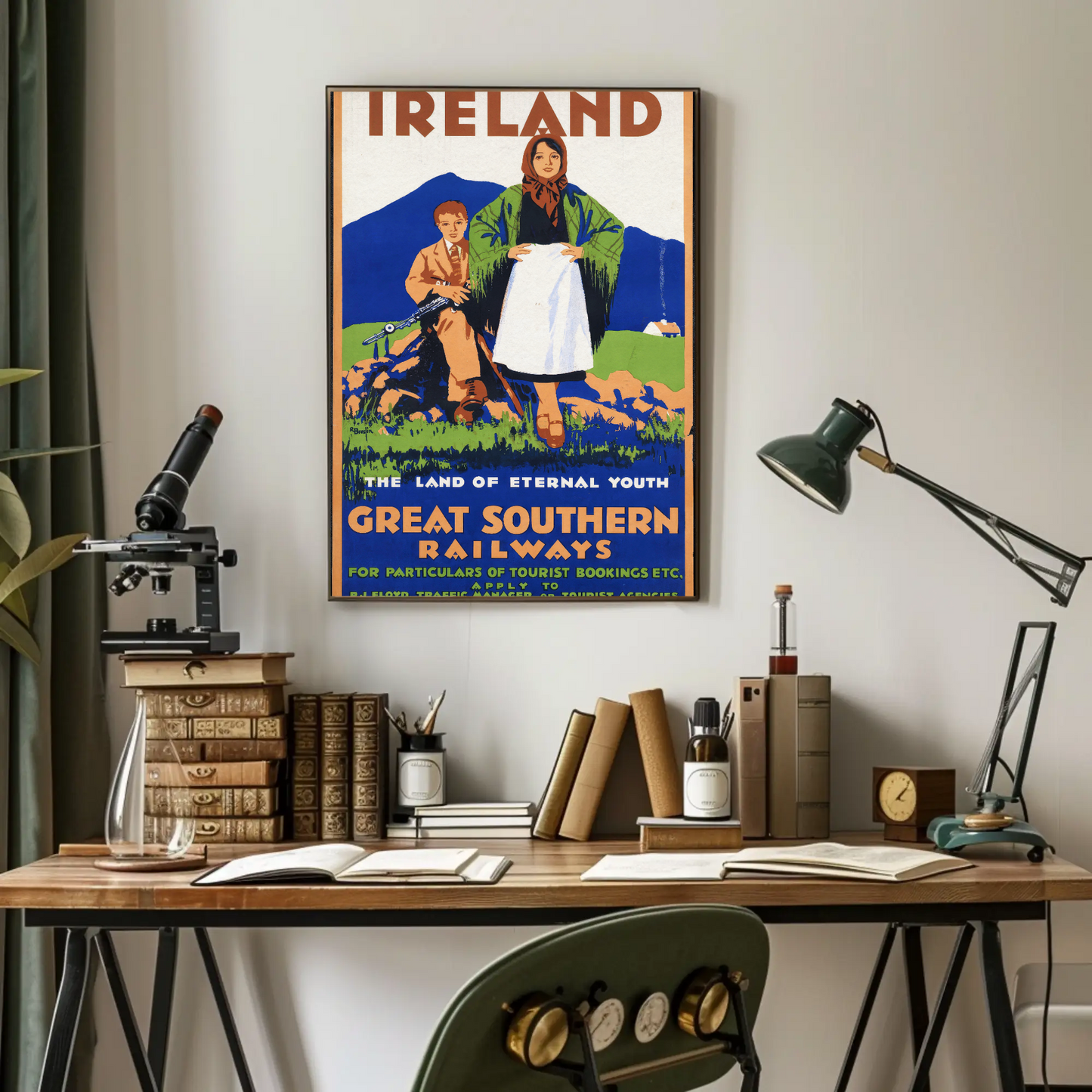 Vintage Poster - Ireland Land of Eternal Youth