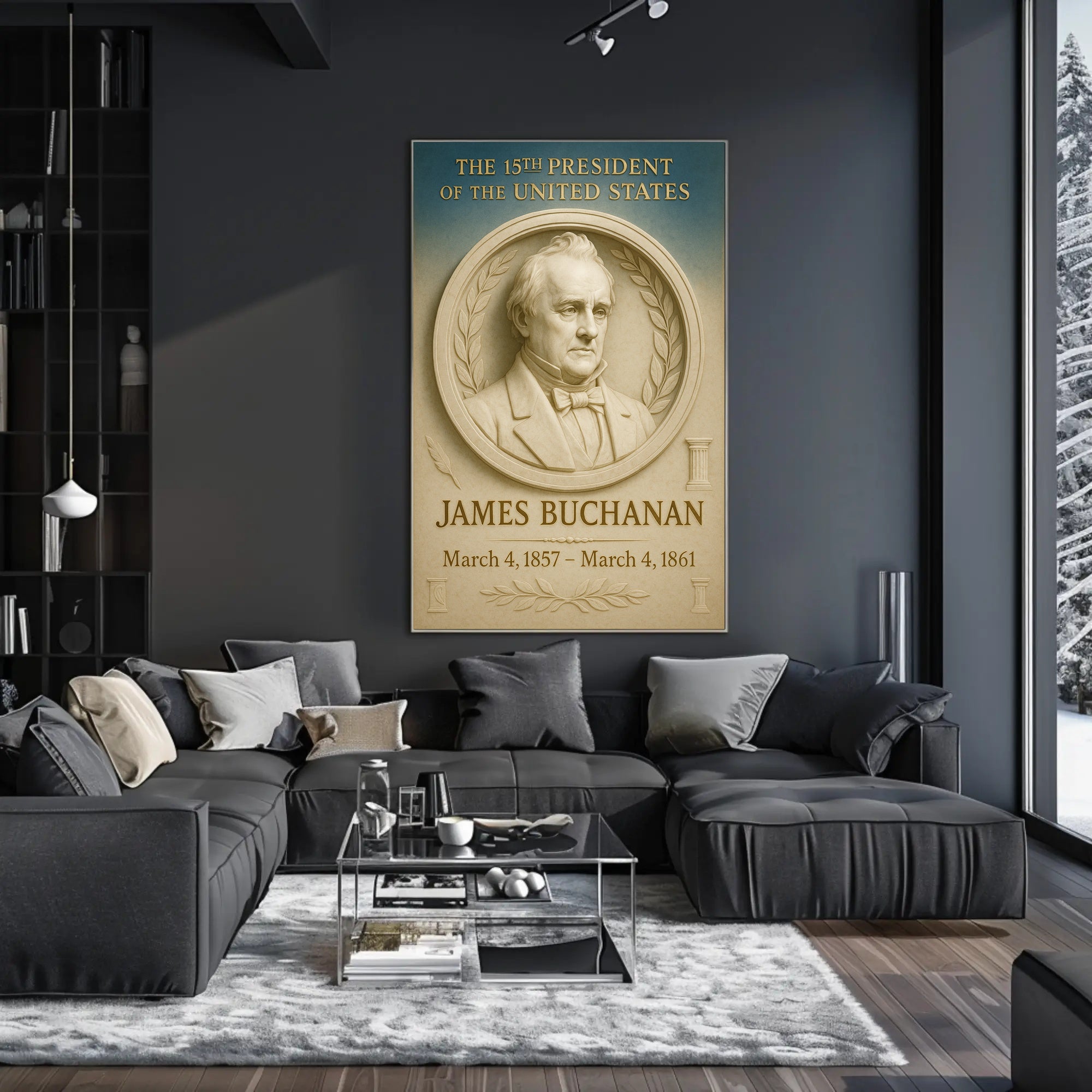 James Buchanan Presidential Poster