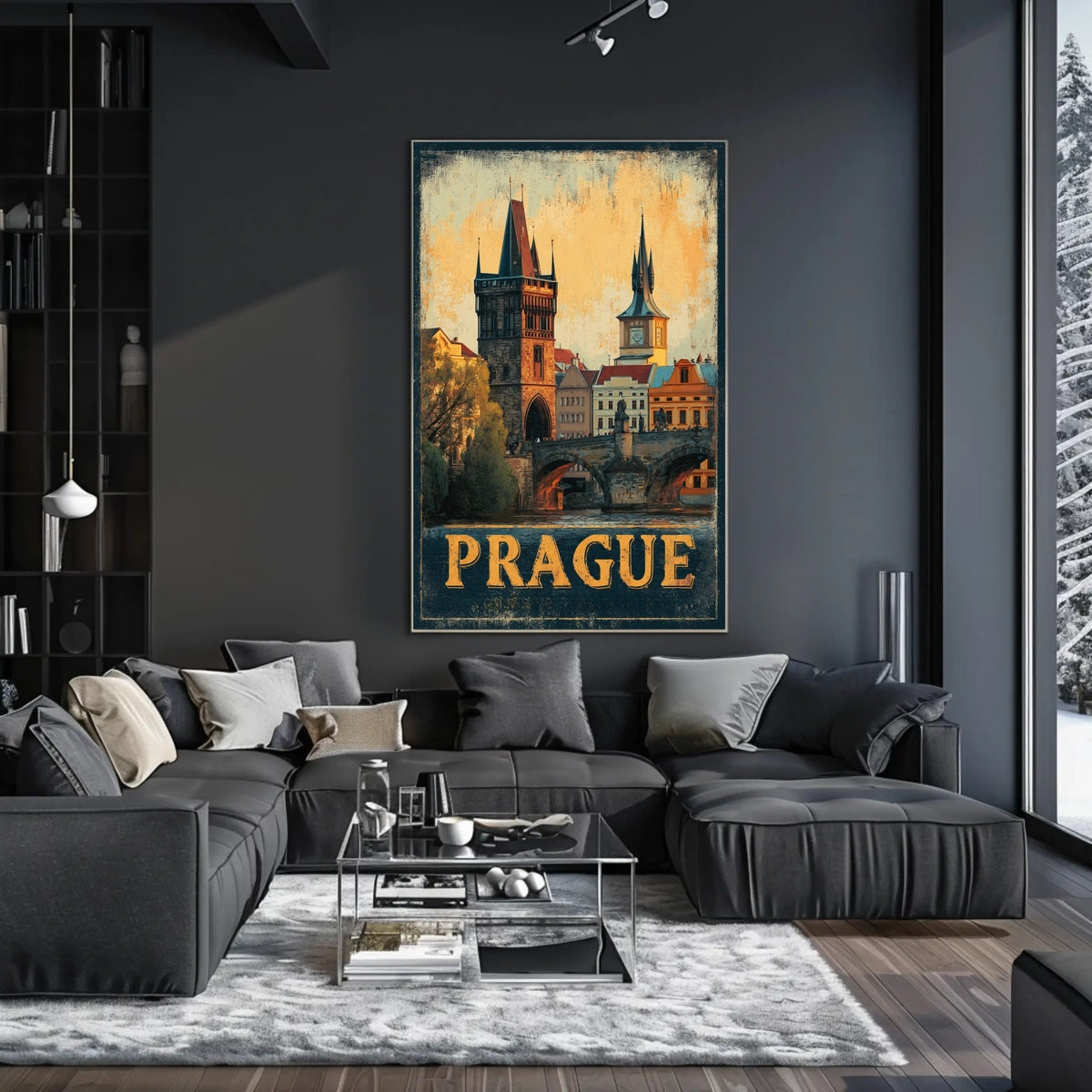 Prague A Timeless Cityscape Poster