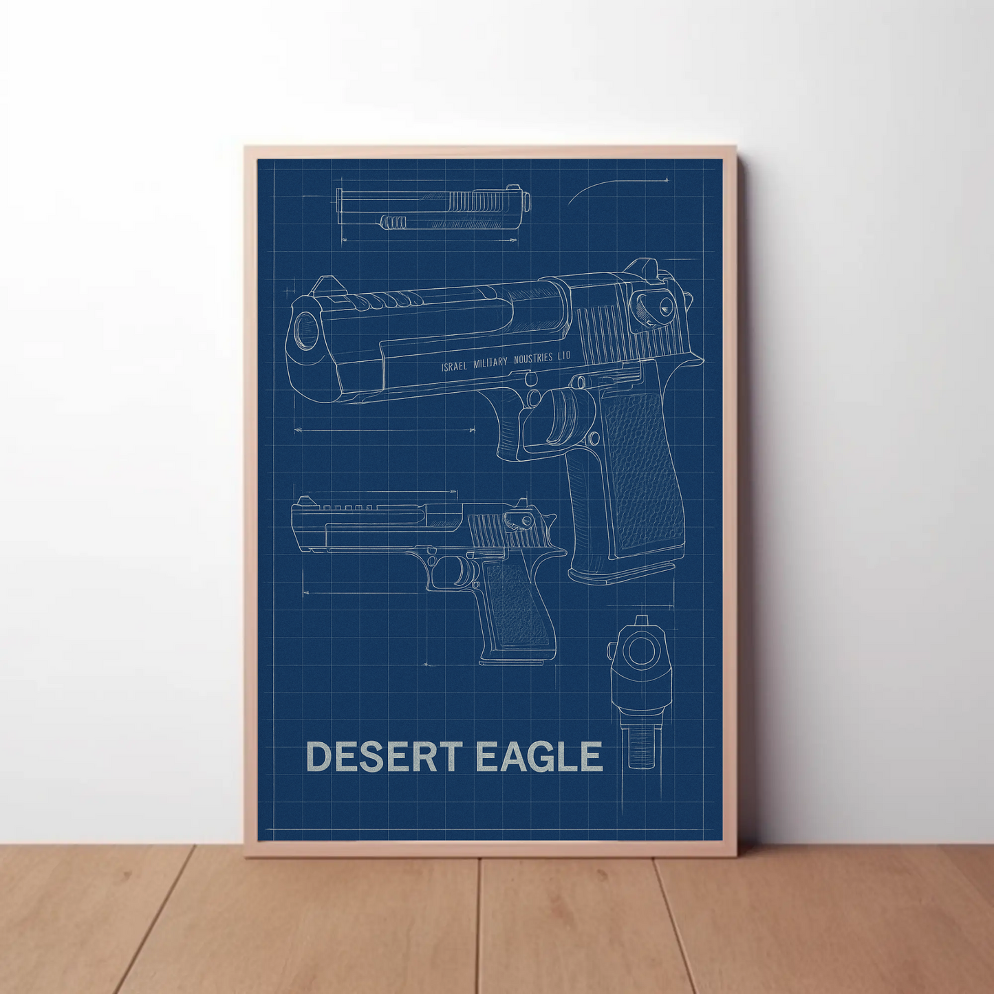 Desert Eagle Technical Blueprint IMIS Poster
