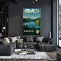 Arkansas Natural Beauty Vintage Cultural Heritage Poster