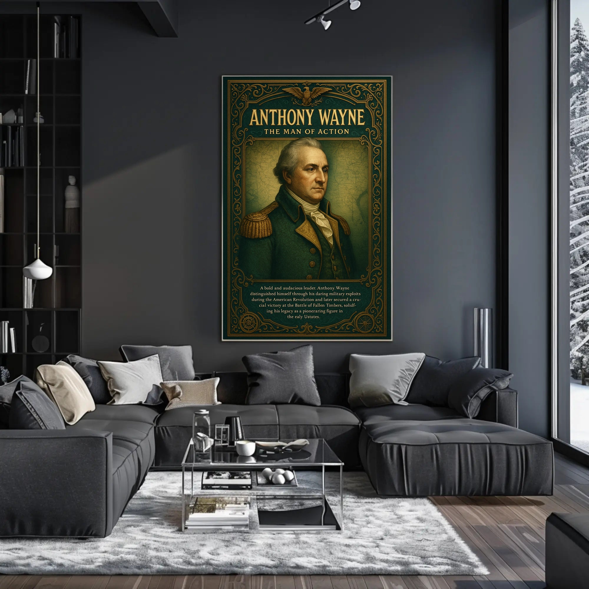 Anthony Wayne Portrait: Historical or Presidential Poster
