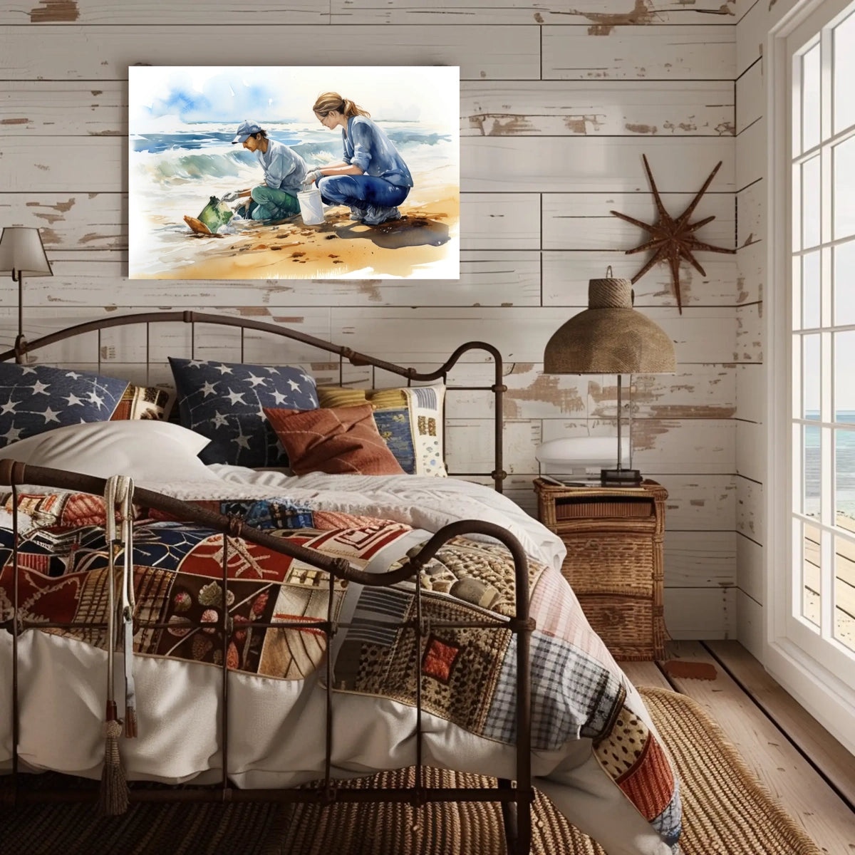 Beach Cleanup Effort Poster