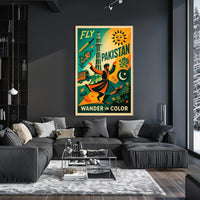 Wander In Color Pakistan's Cultural Expression Poster PosterGoat