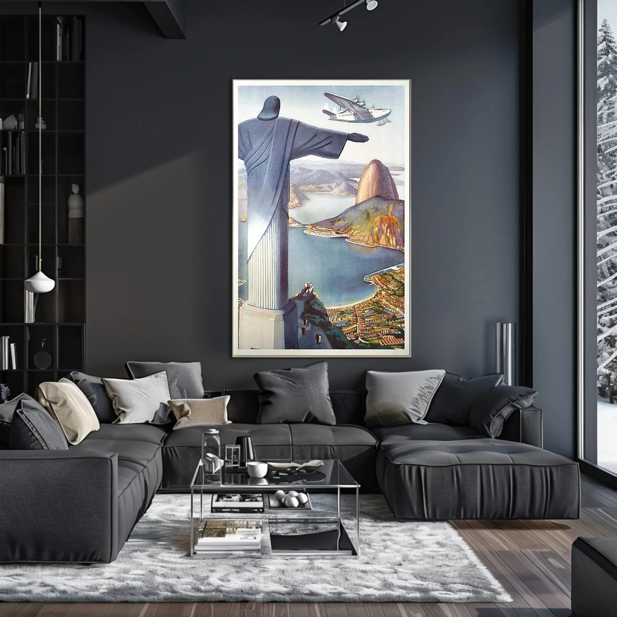 Soaring Over Rio Poster PosterGoat