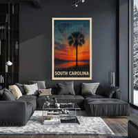 South Carolina Sunset Poster