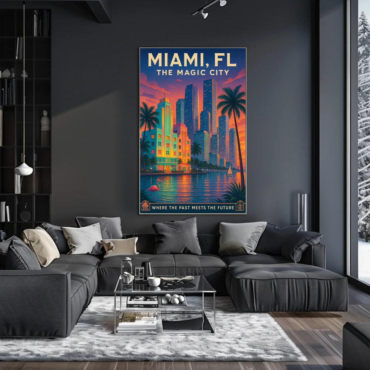 Miami The Magic City Poster