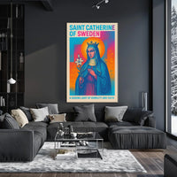 Saint Catherine of Sweden Poster