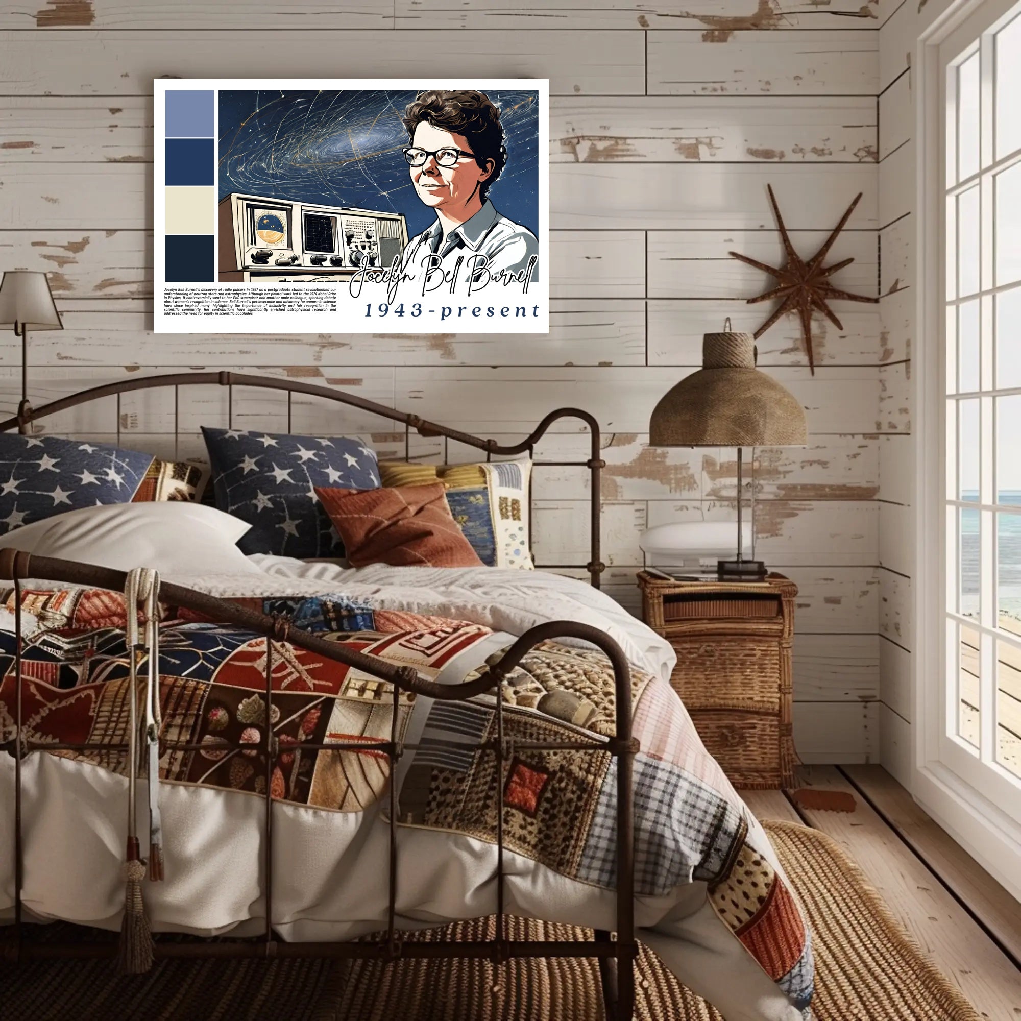 Jocelyn Bell Burnell: A Legacy in Astrophysics Poster