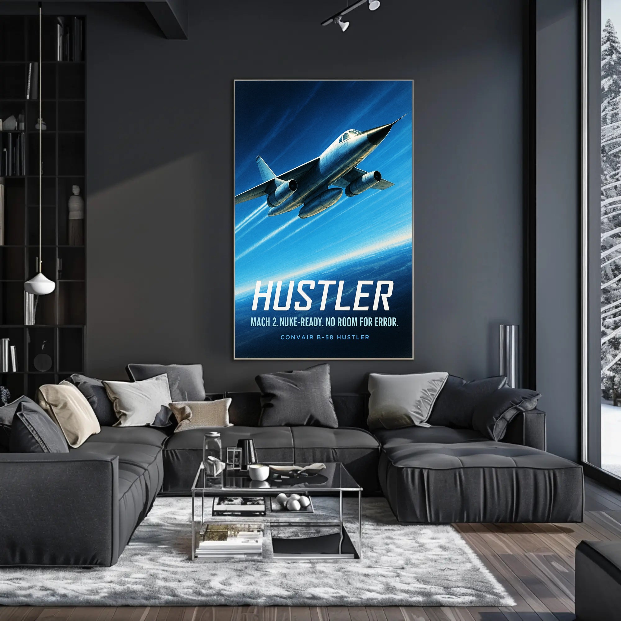 Convair B-58 Hustler Mach 2 Nuke-Ready Poster PosterGoat
