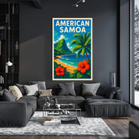American Samoa Paradise Poster