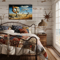 Dreamlike Surrealism: Fusion of Nature and Form Poster