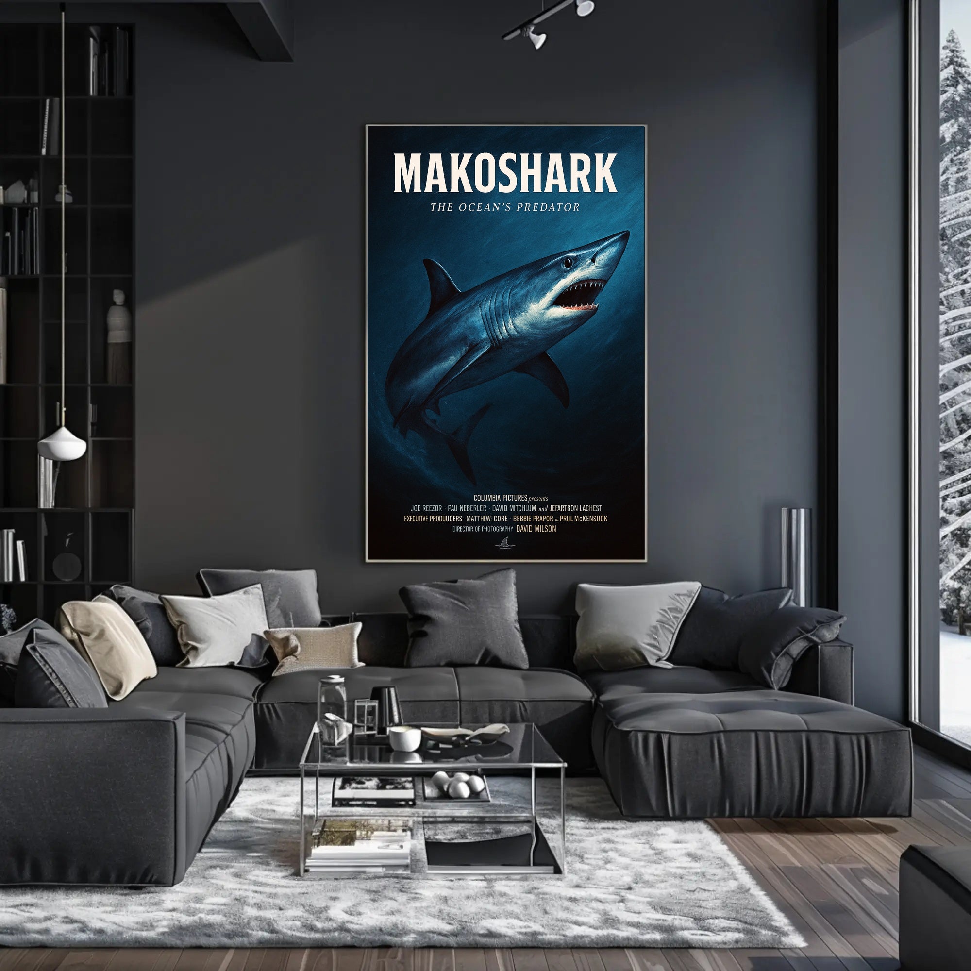 Makoshark The Oceans Predator Poster PosterGoat