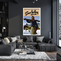 Winter Sports Under a Summer Sun Poster PosterGoat