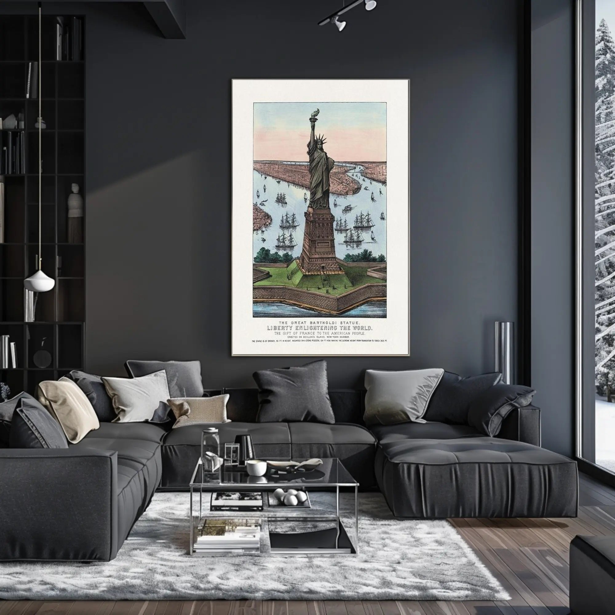 The Great Bartholdi Statue Poster PosterGoat