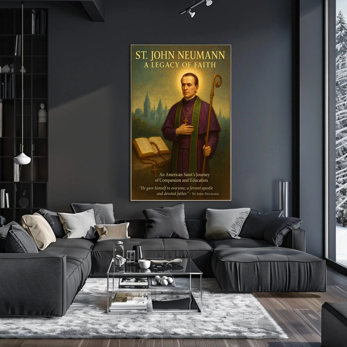 St. John Neumann A Legacy of Faith Poster