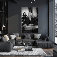 Presidential Portrait in the Oval Office – Dwight D. Eisenhower Poster