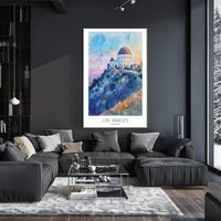 Los Angeles Skyline Poster PosterGoat