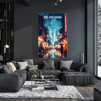 Ho Chi Minh Cityscape Poster
