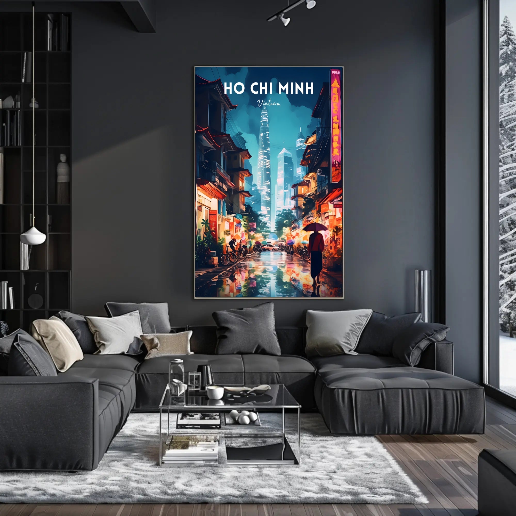 Ho Chi Minh Cityscape Poster