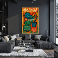Arkansas The Natural State Poster