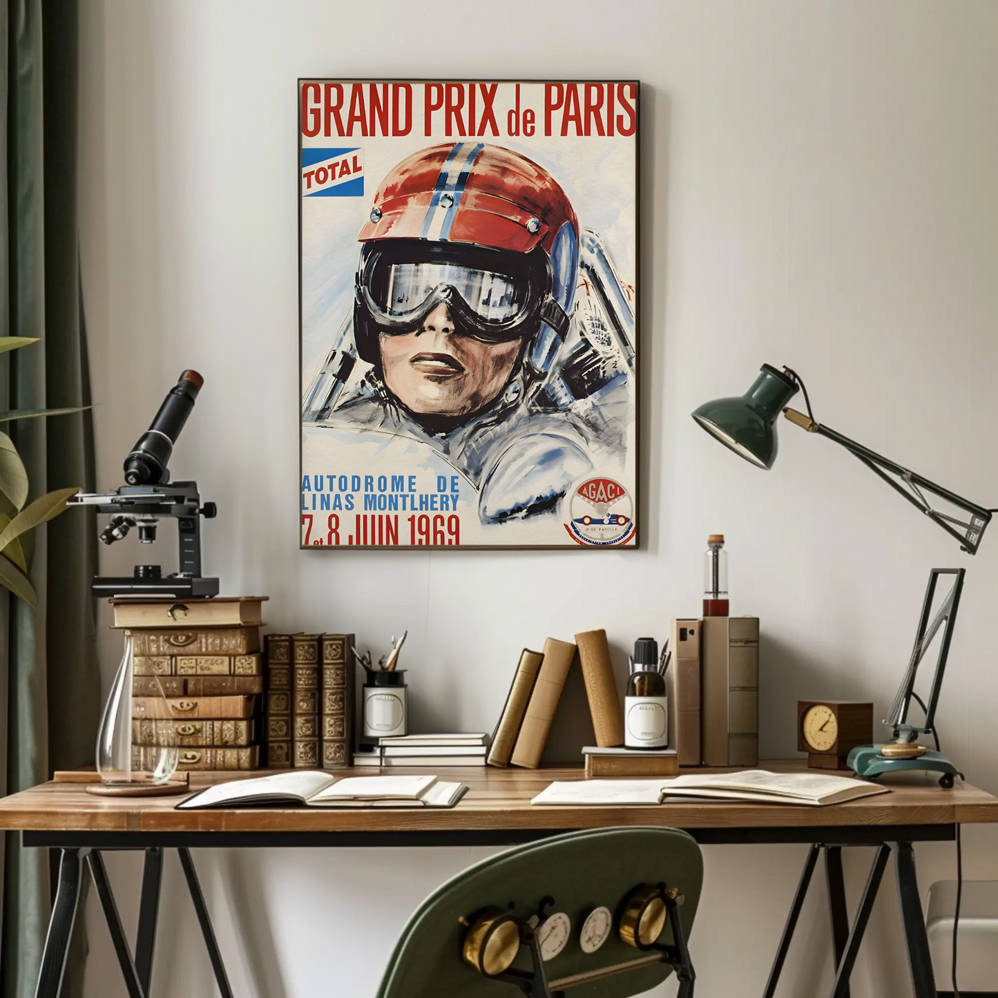 Grand Prix de Paris – 1969 Motor Race Poster