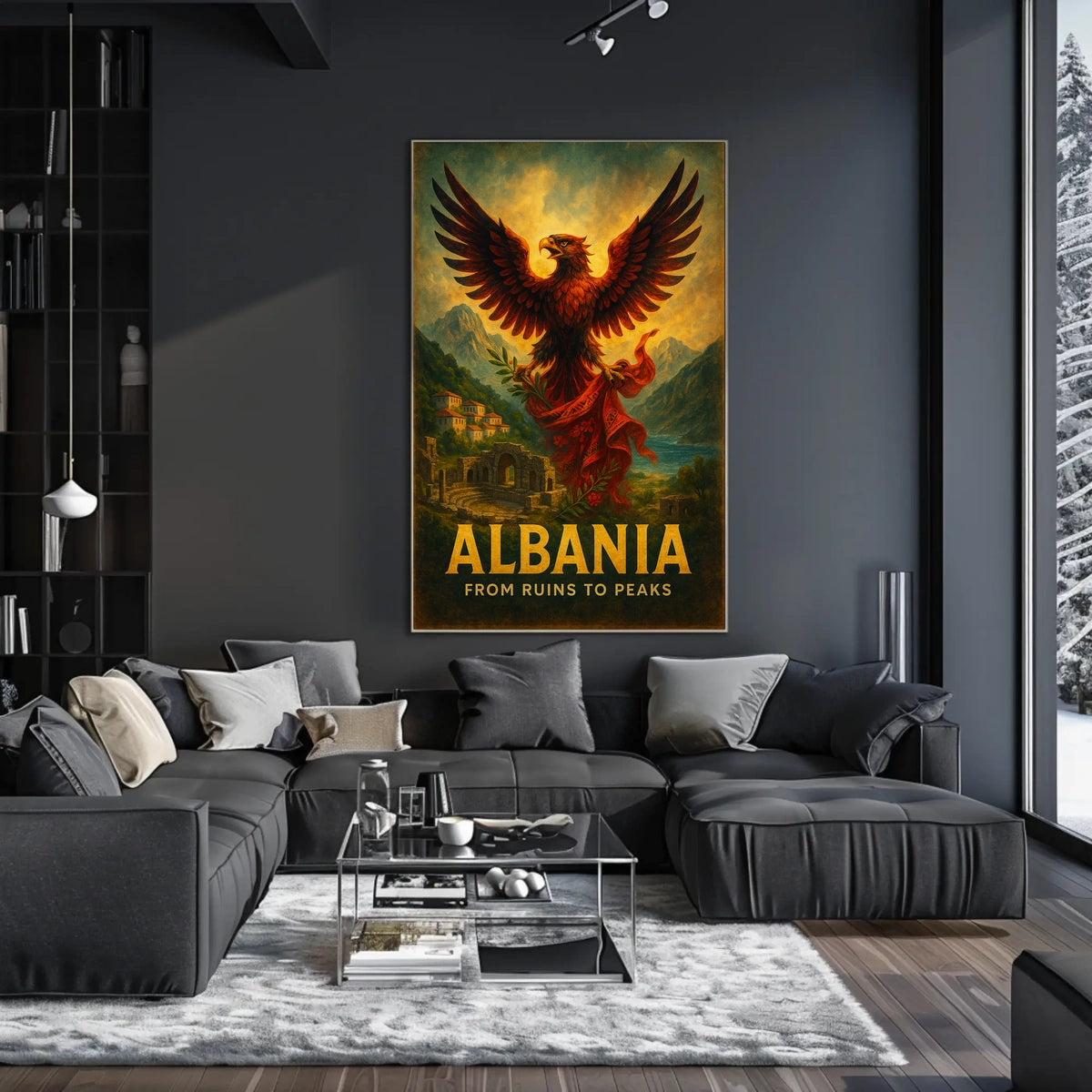 Albania From Ruins to Peaks Poster