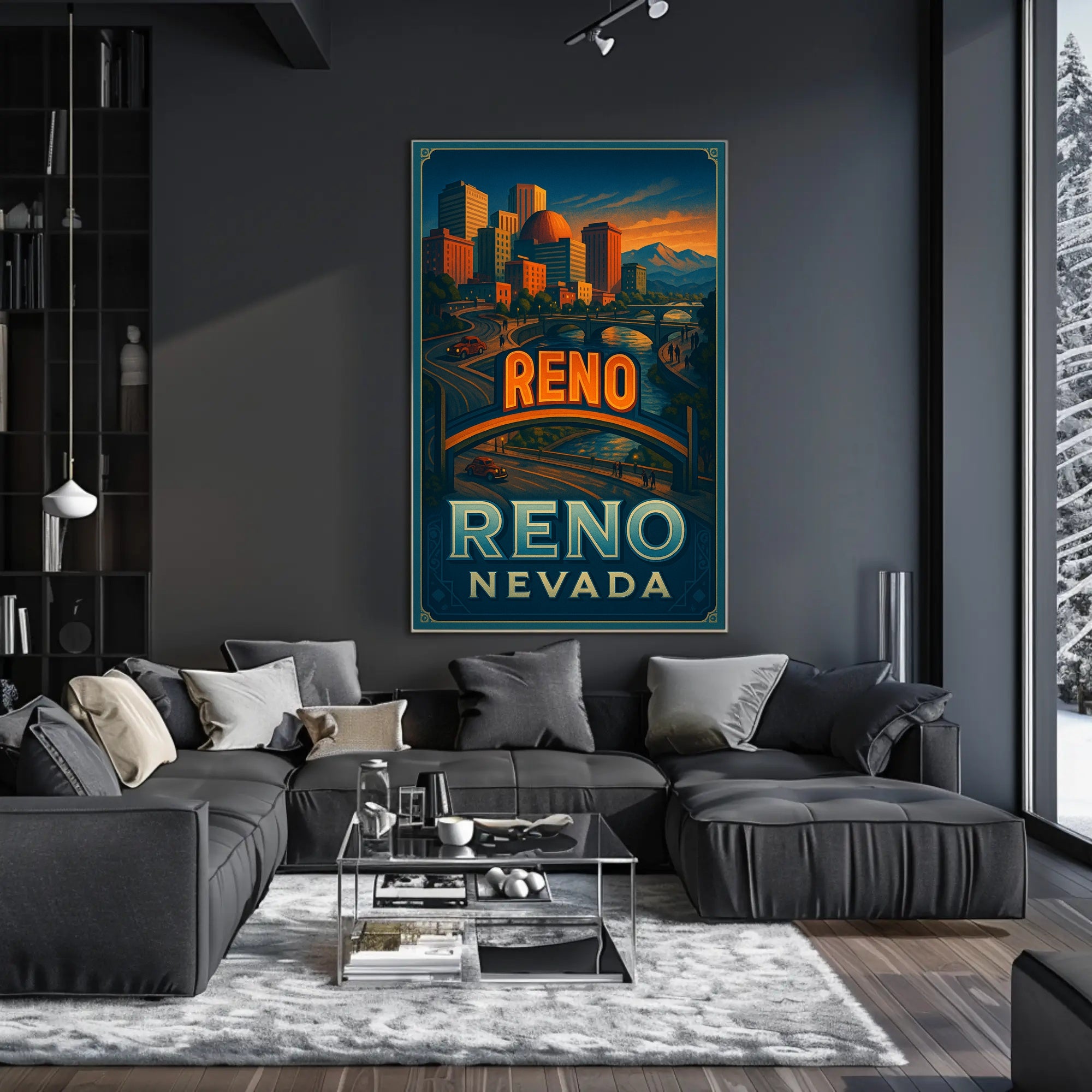 Vintage Reno Poster