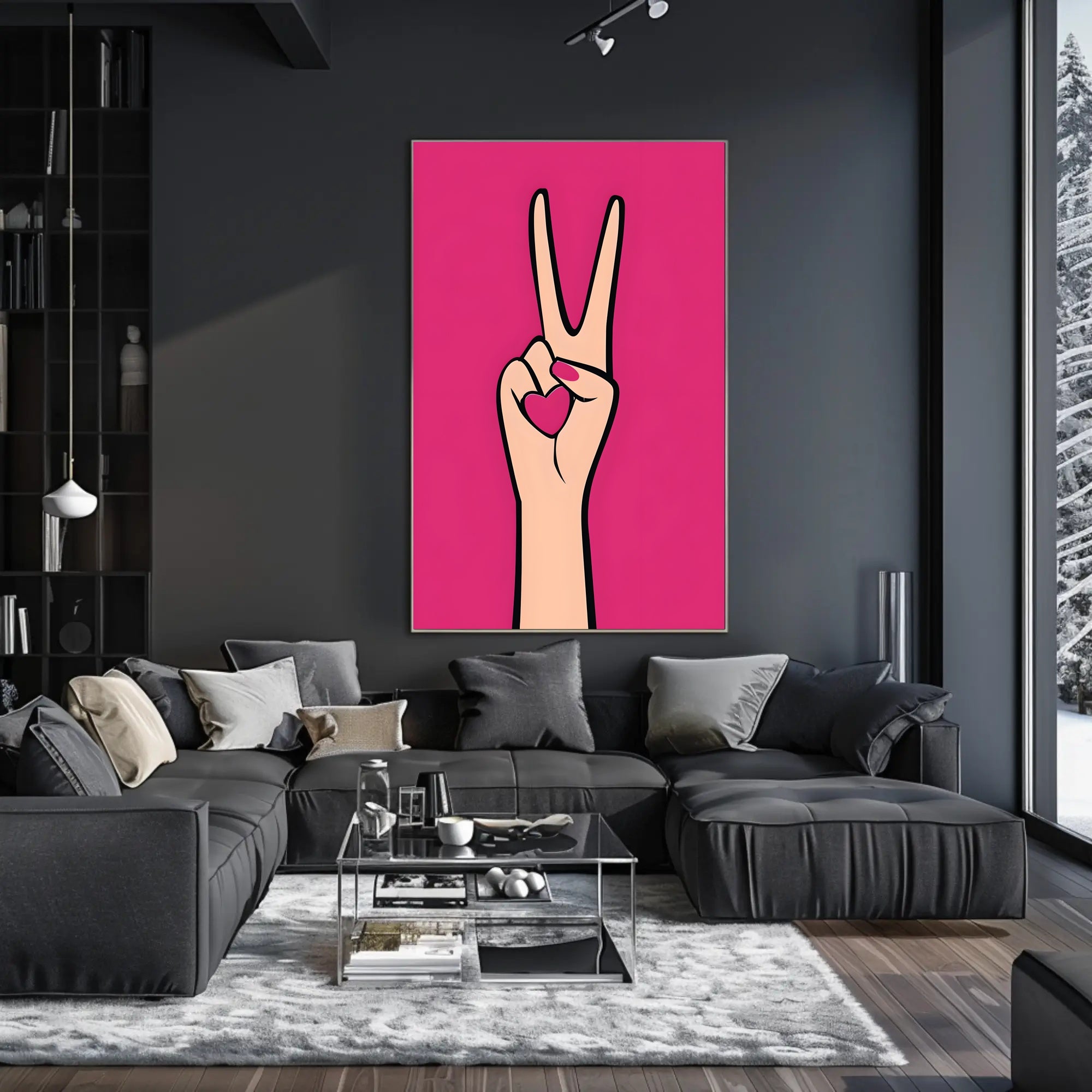 Peace and Love Poster