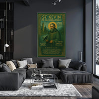 St. Kevin of Glendalough Poster PosterGoat