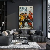 Hockey Blueline Confessions of a Hockey Referee Poster