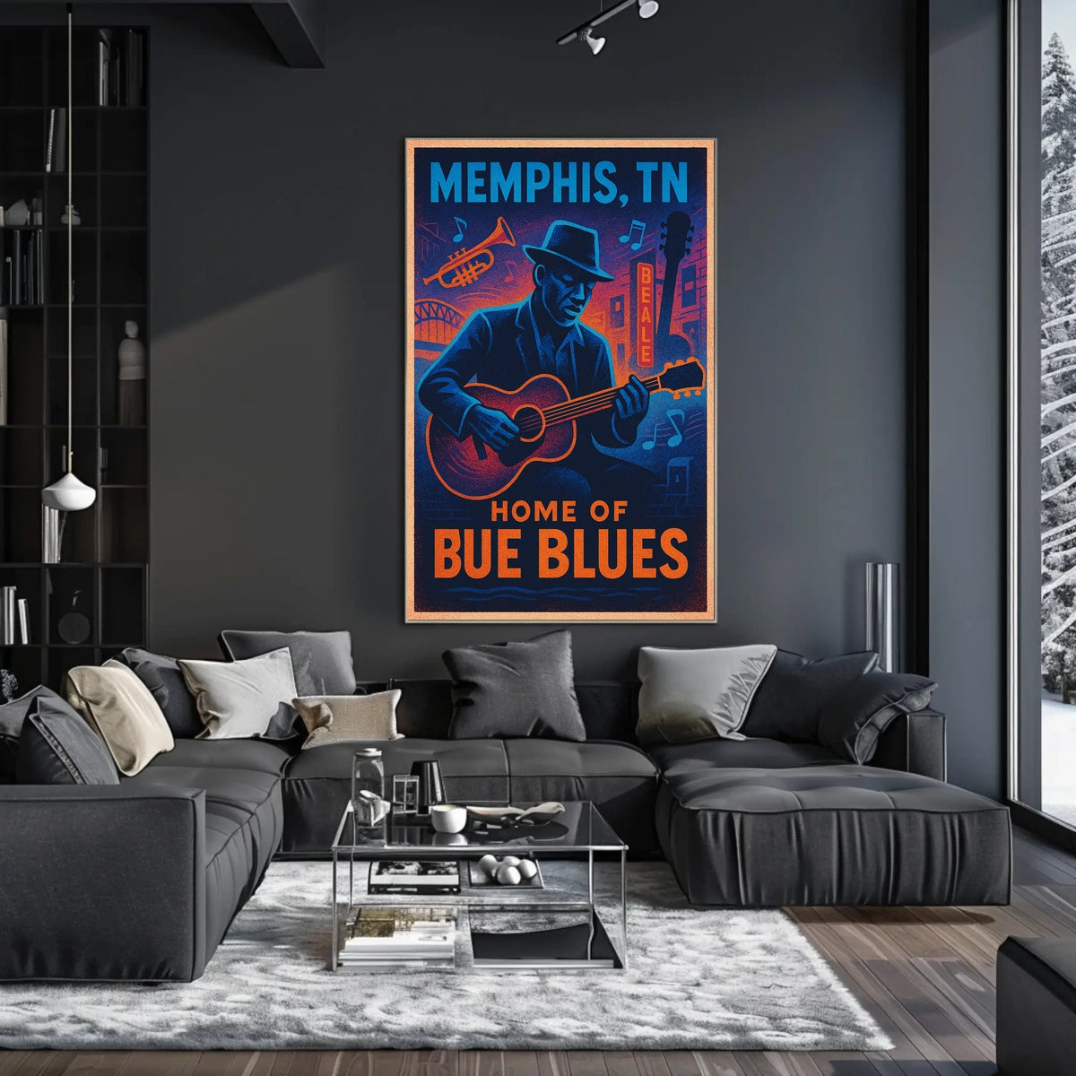 Memphis Blues Poster