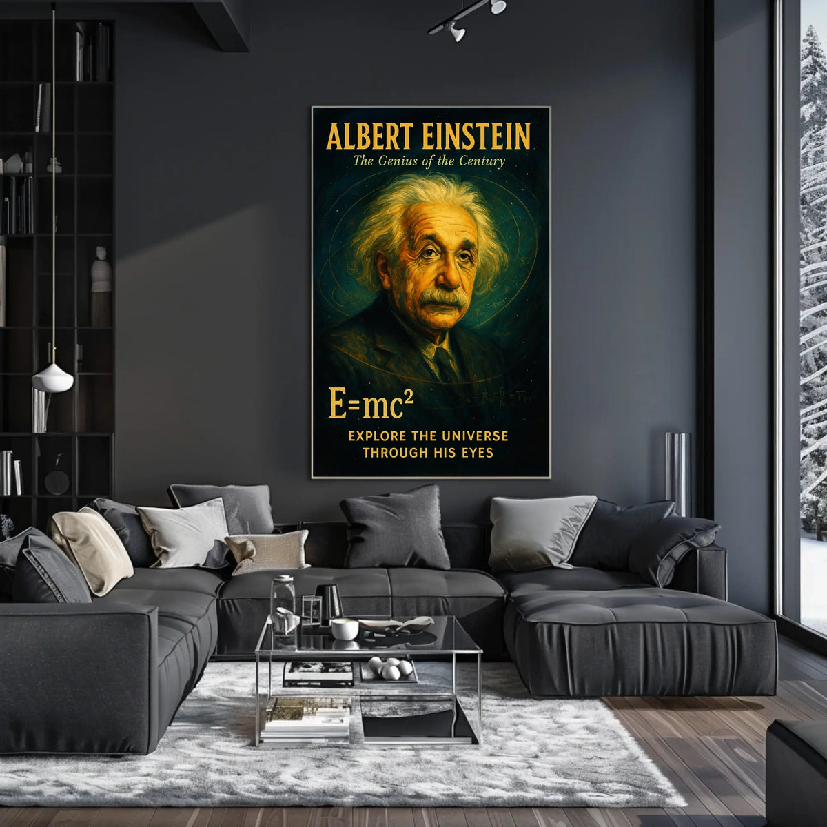 Albert Einstein The Genius of the Century Poster