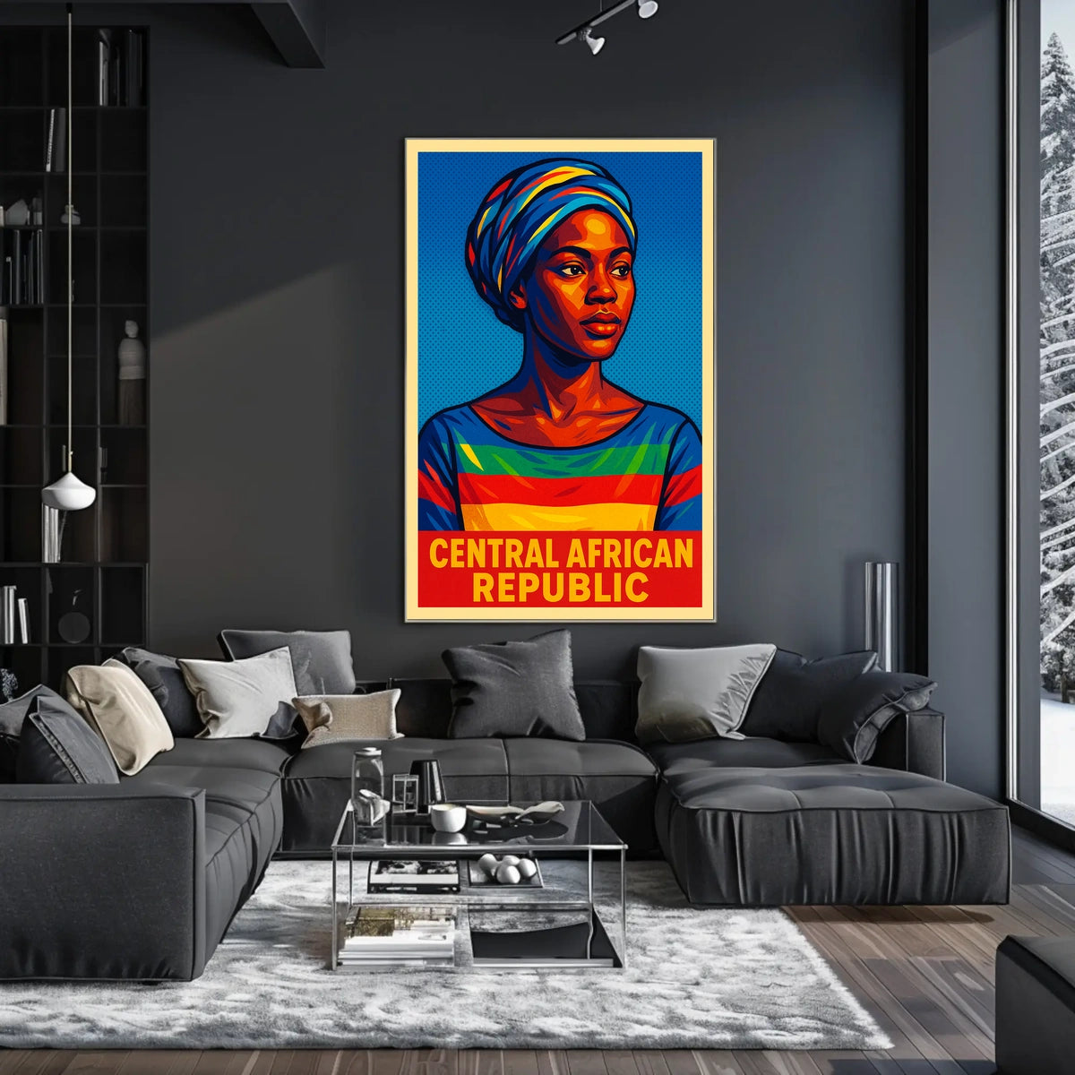 Central African Republic Cultural Poster