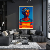 Central African Republic Cultural Poster