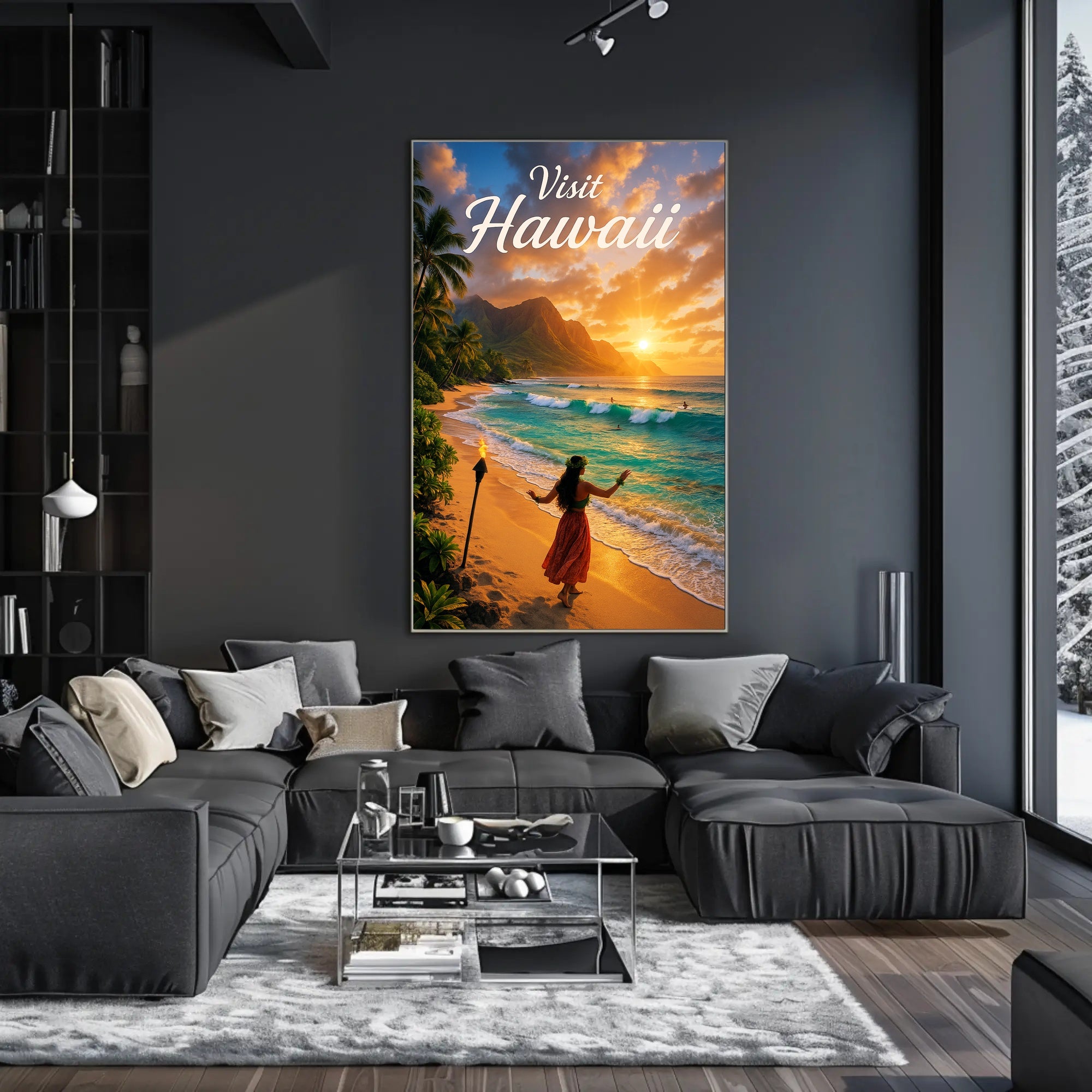 Visit Hawaii Poster PosterGoat