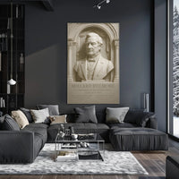 Millard Fillmore Bust 19th Century Presidential Poster