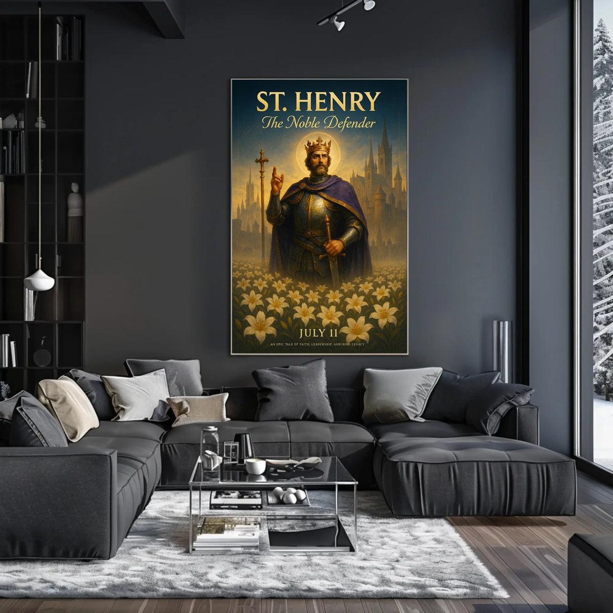 St. Henry The Noble Defender Poster