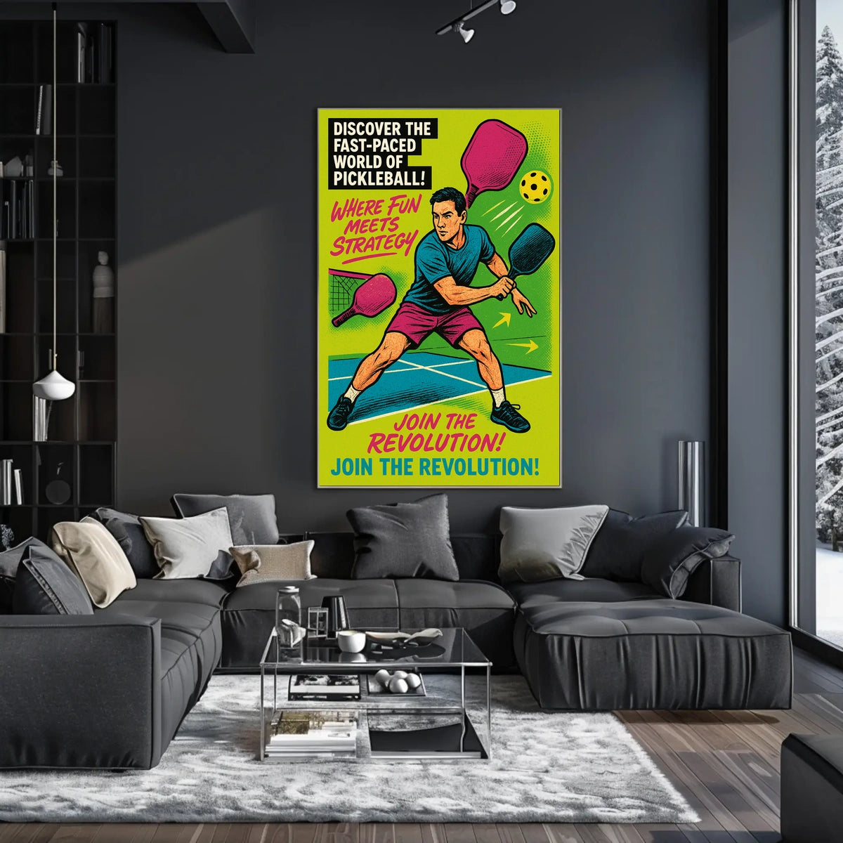 Discover the Fast-Paced World of Pickleball Poster