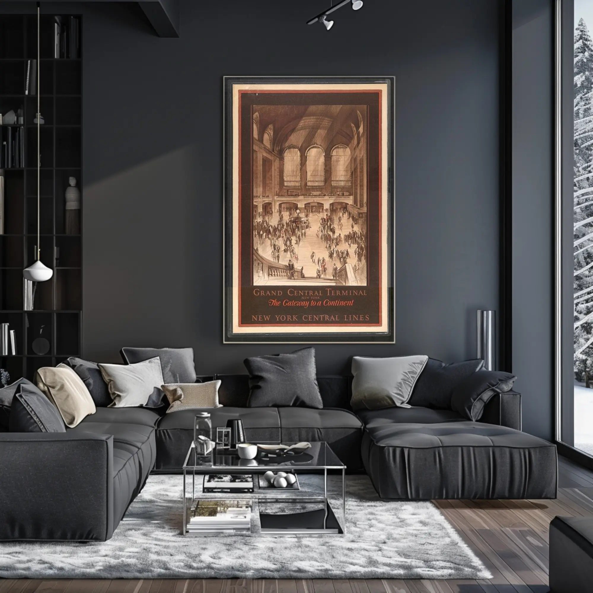 Grand Central Terminal: Gateway to a Continent Poster PosterGoat