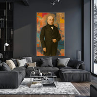 Dignified Portrait Abstract Artistic Pop Culture Poster