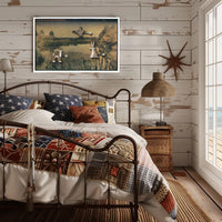 Mechanized Wildlife in Nature Poster