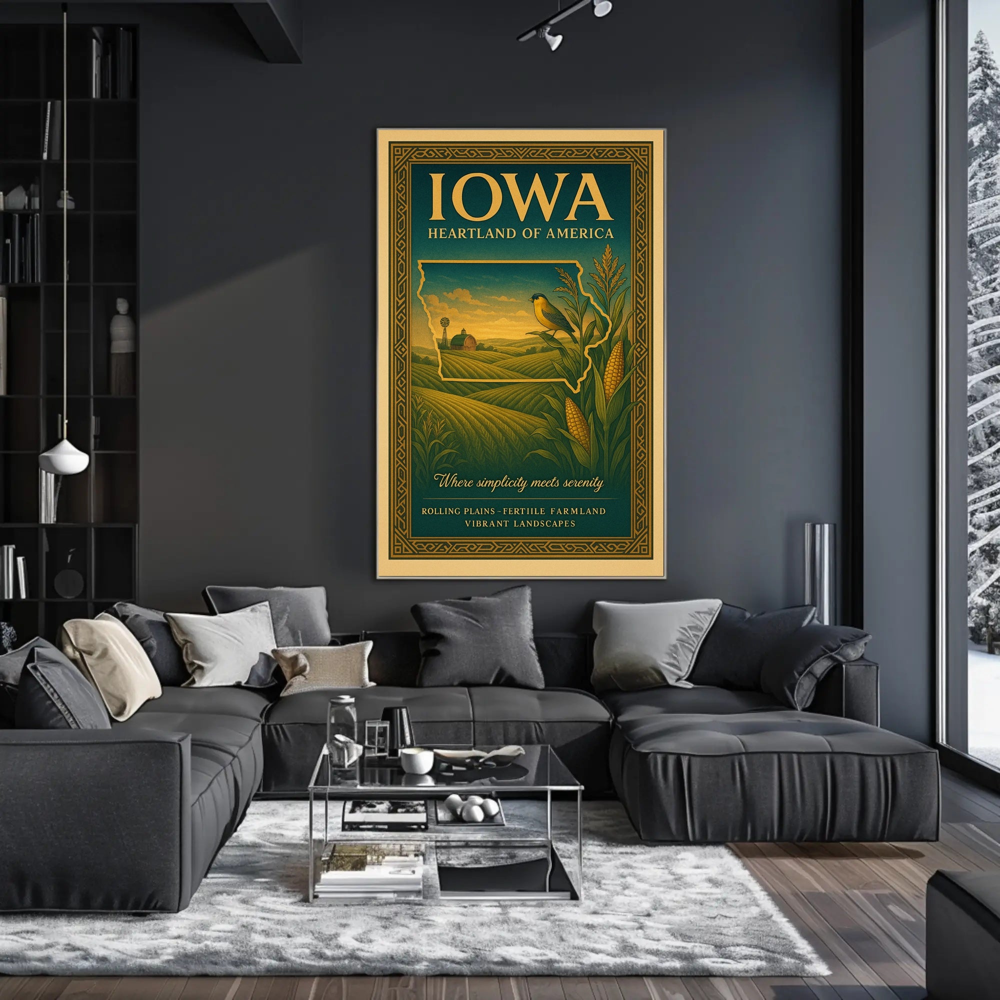 Iowa Heartland Of America Poster