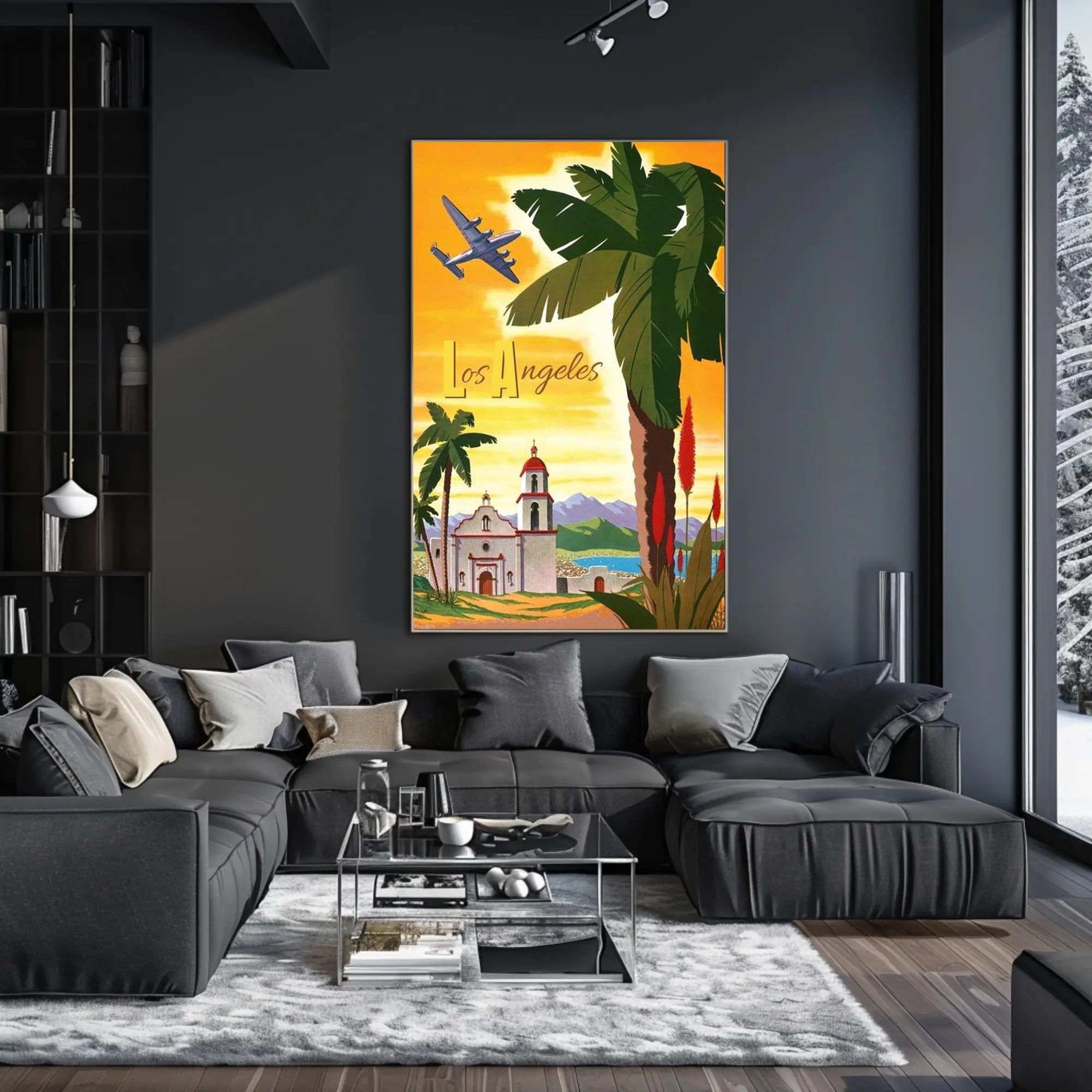 Vintage Los Angeles Travel Poster