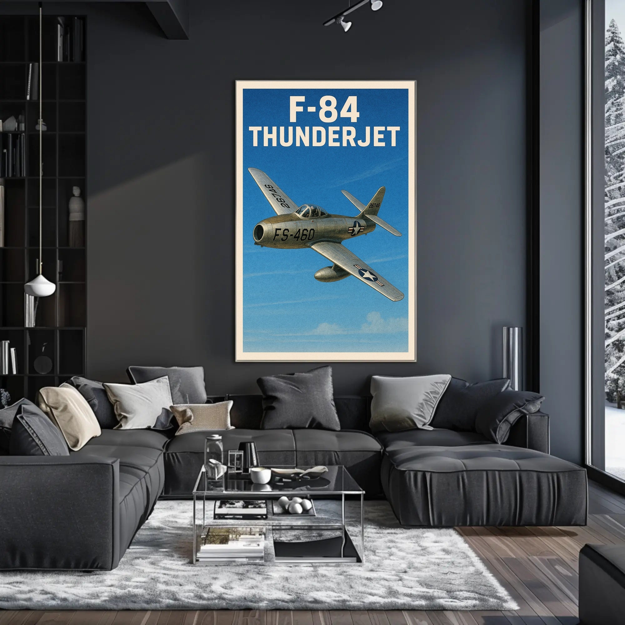 F-84 Thunderjet Poster PosterGoat