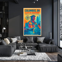 Columbus, OH A City of Discovery Poster
