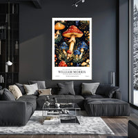 William Morris Cotton Prints Exhibition Poster