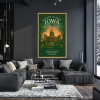 Discover The Heart Of Iowa Poster