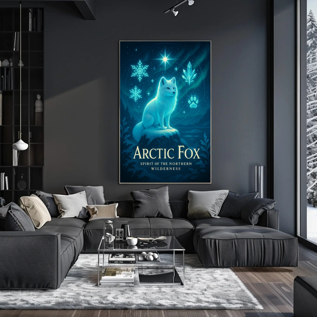 Arctic Fox Spirit of the Northern Wilderness Poster