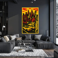 New York Vibes Poster For City Lovers Bold Wall Art